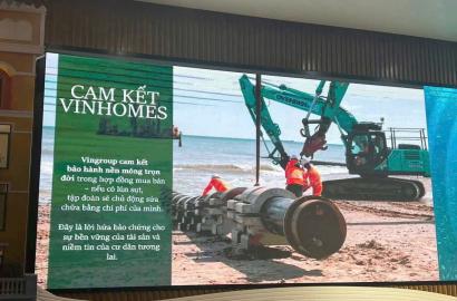 Vinhomes Green Paradise Cần Giờ bị sụt lún liên quan đến nền móng, ai là người xử lý?